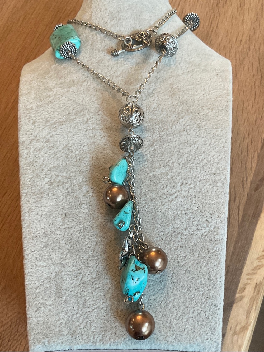 Boho Beach Inspired Dangle Necklace
